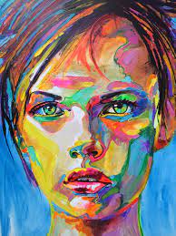 Love This Paint Portrait Art Abstract Art Painting Art Techniques