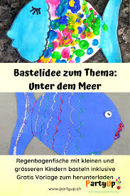 Weitere ideen zu fisch vorlage, fische basteln, bastelarbeiten. Sommerparty Fische Basteln Aus Papier Partyup