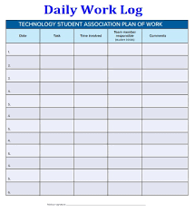 Daily Work Log Templates 10 Free Printable Word Excel Pdf Formats Samples Forms Examples Free Printables Templates Workout Schedule