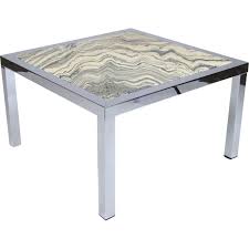 Poly & bark riley marble rectangle coffee table. Vintage Marble And Chrome Coffee Table 1970s Design Market