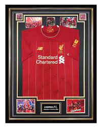 Jersey kandang liverpool musim 2020/21 tidak lagi diproduksi oleh new balance. Autographed Liverpool Fc Jersey Framed Premiership Champions Shirt 2020 Firma Stella