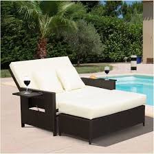 Convertible Outdoor Sectional Sofa Reclines Wicker Chaise Lounge Lounge Chair Outdoor Double Chaise Lounge