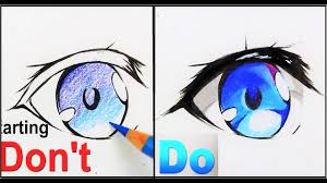 Keep the thickness of the eyelids in mind. Don T Vs Do How To Draw Anime Eyes Drawing Tutorial Youtube