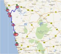 Coastal Karnataka Tour 13 14 15th August 2011 Tourist Map Tourist Places Coastal