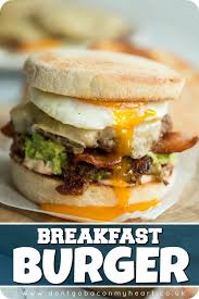 Try this delicious classic beef burger recipe for your ultimate bbq party. These Breakfast Burgers Are Made With Ultra Juicy Beef Burgers Stacked With The Tastiest Breakfast Item Breakfast Burger Recipe Breakfast Burger Brunch Burger