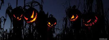 No matter if you hide or you're out on the streets on a trick or treat mission, you can't deny that there's something magical about halloween. Halloween Pumpkins Photo Facebook Cover