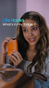 Always opening the fridge just to "check"?, No more door swings!, Your  smartphone or the fridge screen shows what's inside, , even flagging  expiring items. , Meet the Bespoke AI Refrigerator that ...