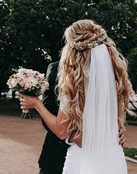Flower Crown Wedding Flower Crown Flower Hair Piece Weddinghairflowers Excited To Share Thi Wedding Hair Down Flowers In Hair Wedding Hairstyles With Veil