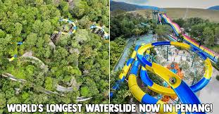 Do you want to know the entry ticket price for escape theme park? Escape Theme Park In Penang Has An Insane 1 1km Long Water Slide That Goes Through A Rainforest Great Deals Singapore