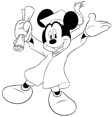 Graduation Coloring Pages Mickey Mouse Coloring Pages Coloring Pages Disney Coloring Pages