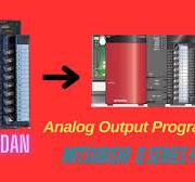 Mitsubishi PLC Analog Output Programming