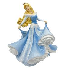 English Ladies Disney Sleeping Beauty Aurora Blue Figurine - – Charterwells