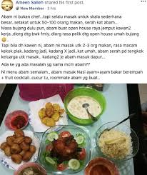Jadi dari sarapan sampe makan malam. Ramai Rupanya Pandai Masak Giliran Group Suami Masak Apa Hari Ini Pula Penuhi Timeline Fb