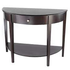 The recycled natural steel of our slim console table gives weight to a handcrafted design that features subtle weld marks unique to each piece. Half Round Hallway Table Marcuscable Com