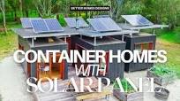 OFF-GRID CONTAINER HOMES DESIGN WITH SOLAR PANEL IDEAS | MODULAR PREFAB  CONTAINER HOUSE SMART ENERGY