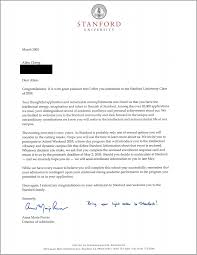 A cover letter serves as a formal introduction to your resume, and allows you to expand on various aspects of your work history. Stanford Acceptance Letter Real And Official