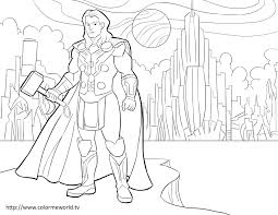 Thor Pdf Printable Coloring Page Avengers Coloring Avengers Coloring Pages Superhero Coloring