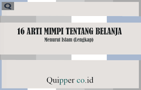 Arti mimpi membeli baju harga murah. 16 Arti Mimpi Tentang Belanja Menuru Islam Lengkap