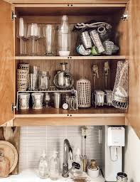 In the most typical situations, kitchen cabinet interiors are left unpainted. A Look Inside Kitchen Storage The Tiny Canal Cottage