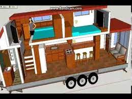 It is built on a 32′ x 8′ gooseneck trailer and boasts a master bedroom loft, a secondary loft for storage. A Not So Tiny Tiny House Tiny House Design Using Sketchup Tiny House Plans Tiny House Design Tiny House Nation