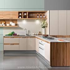 When you're thinking about new kitchen cabinets, often as part of a kitchen remodel, solid wood cabinets are considered the best option for many reasons. China Customized Exotic Wood Veneer Kitchen Cabinets Manufacturers And Suppliers Factory Direct Wholesale Rosen