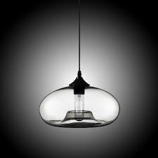 Replica glass brass tube oblong circuit loop pendant light $ 339.00. Modern Style Clear Glass Single Light Concave Oval Pendant Lamp Fixture With Adjustable Cable Incandescent Bulb Included