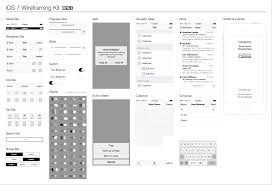 Blakeperdue Ios7 Wireframe Kit Wireframe Wireframe Kit Wireframe Template