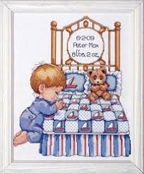 Choose from annie's wide range of counted cross stitch patterns to find a project perfect for your home décor, gift giving, or other creative use. Tobin Baby Bedtime Prayer Boy Cross Stitch Kit Stoney Creek Online Store