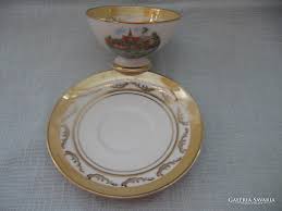 Collector Kurt Willner Klagenfurt richly gilded spectacular memorial mocha  cup