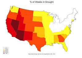 Flat material style badges vector illustration. Animated Map U S Droughts Over The Last 20 Years