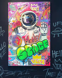Space Money Art Space Popart Vladi Artvladi Astronaute Pop Art Art Projects Graffiti
