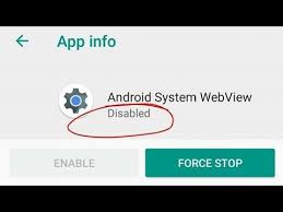 You've definitely noticed the android system webview app in the update schedule for your application. Android System Webview Disabled How To Enable
