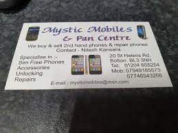 We got 10 year experience in mobile phones repair industry we do all repairs. Mystic Mobiles 1 Recommendations Bolton