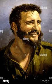 Fidel Alejandro Castro Ruz Cuba Cuban Historic History Havana Stock Photo