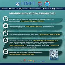 .dan kebudayaan ( kemendikbud) mengaku bantuan kuota gratis akan diteruskan di 2021. Hari Ini Pengumuman Kuota Dan Rincian Jadwal Snmptn 2021 Kanal Informasi Dan Inspirasi Pendidikan Terkini