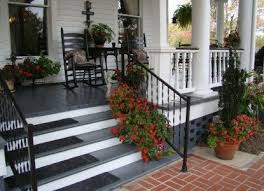 Black And White Patio Floor Image Result For White House Black Porch Railing Porch Makeover Porch Flooring Front Porch Design