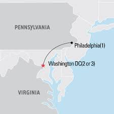 This is equivalent to 199 kilometers or 107 nautical miles. Philadelphia Washington Dc Student Tour Explorica
