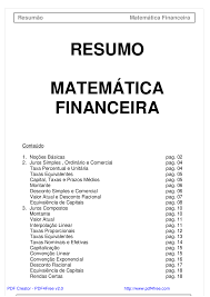 Matematica Financeira E Comercial Resumo Matematica Financeira E Comercial Resumo Docsity