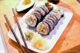 Spicy Crab Sushi Rolls I Wouldn T Be Adding Much Spice But Good Directions Crab Sushi Sushi Rolls Crab Sushi Roll