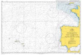 Admiralty Chart 4103 English Channel To The Strait Of Gibraltar And The Arquipelago Dos Acores