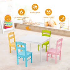 Before we show you how to build the wooden play table for kids, let's make sure you have all the tools and materials you need to build it, we used the following 5 Piece Kids Play Table Chair Set Wood Activity Study Table W 4 Chairs Colorful Baby Seats Sofa Aliexpress