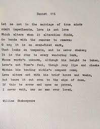Pin By Ashley Lebedev On The Woven Word Shakespeare Sonnets Sonnet 116 Love Poems Wedding