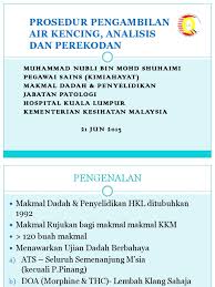 Pengarah aadk kelantan, rohayu ahmad berkata, program itu akan dilaksanakan di semua sekolah menengah di. 4 Prosedur Pengambilan Air Kencing Analisis Dan Perekodan