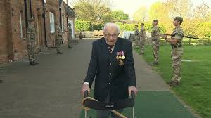 Wwii veteran captain sir tom moore, 100, is 'delighted' by 'truly great honour' as he is made colonel of army training college in harrogate. K L9yh1mfldugm