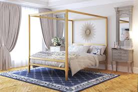 Free delivery and returns on ebay plus items for plus members. Dhp Modern Canopy Bed Gold Multiple Sizes Queen Walmart Com Modern Canopy Bed Canopy Bed Frame Metal Canopy Bed