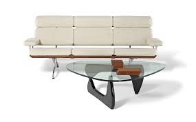 Noguchi coffee table solid wood base with 15mm or 19mm tempered glass top l36 x w51 x h16 colours: Herman Miller Table Coffee Noguchi Quasi Modo Modern Home Inc