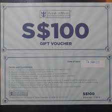 Royal Caribbean Voucher Entertainment Gift Cards Vouchers On Carousell
