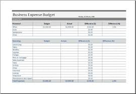 Business expense report template excel monthly expenses templates ms ...