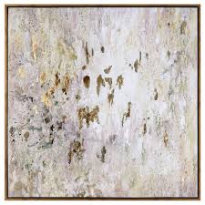 Original abstract artwork from the oliver gal uses shapes, colours, forms and gestural marks to become the expressive, modern wall décor your home or office needs. Oversize 60 Abstract Oil Painting Wall Art Artwork Gold White Brown Contemporary Paintings By My Swanky Home Houzz