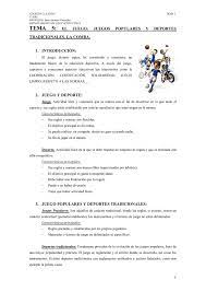 Puede existir un cambio en su diseño, la forma de participación, sus reglas, etc., según la cultura de. Tema 5 Juegos Populares Y Deportes Tradicionales La Comba